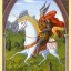el_jinete Carta el jinete en el tarot lenormand