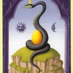 significado de la carta la serpiente en la tirada de tarot de lenormand