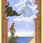 significado de la carta las nubes en la tirada de tarot de lenormand